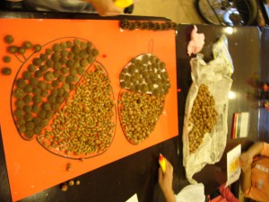 どんぐり、松ぼっくり