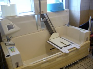 最新の入浴機